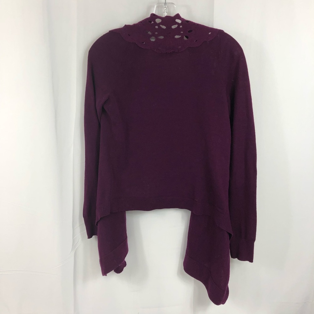 Sleeping on Snow Cora Purple Cutout Cardigan S - Picture 2 of 8